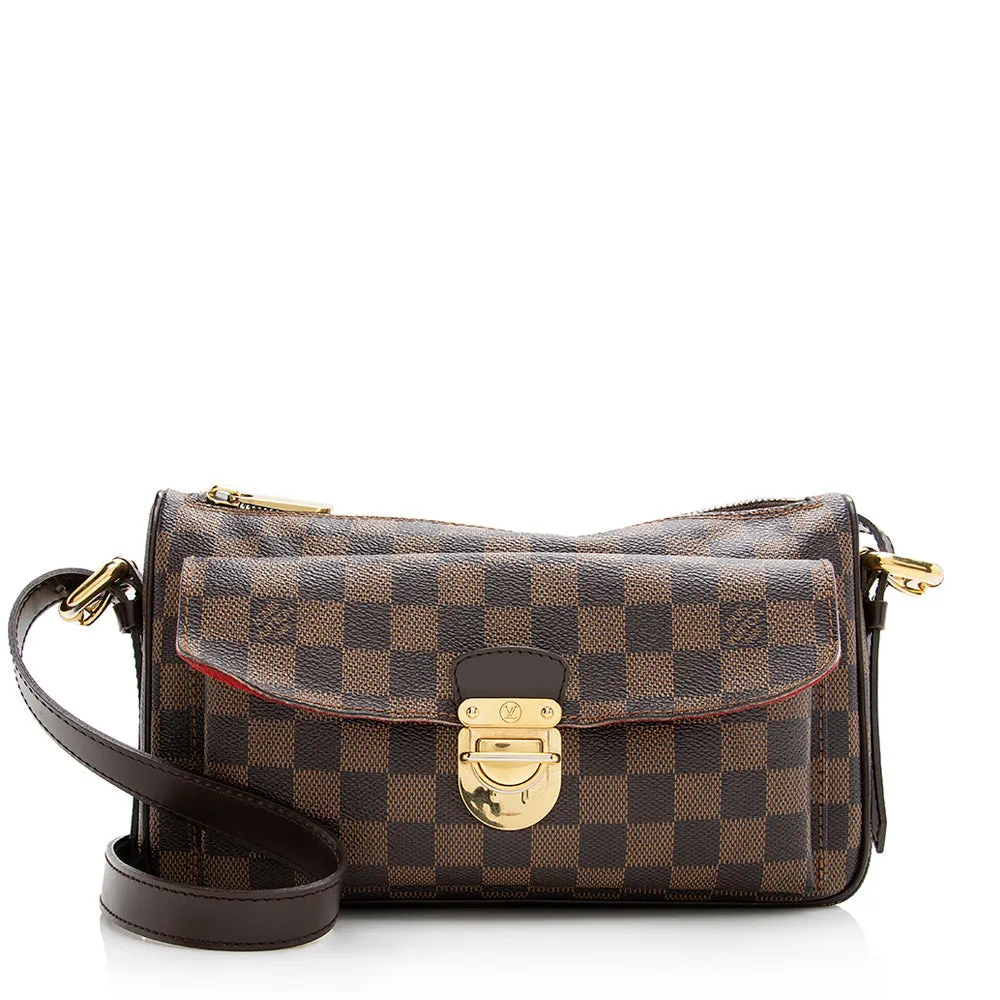 Louis Vuitton Vintage Damier Ebene Ravello GM Shoulder Bag (SHF-21610)