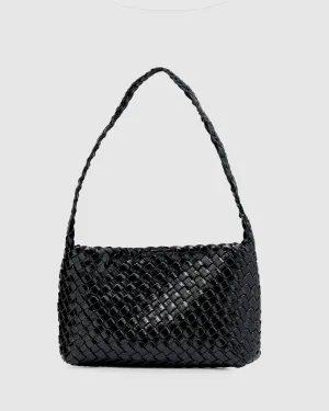 Luca Woven Shoulder Bag