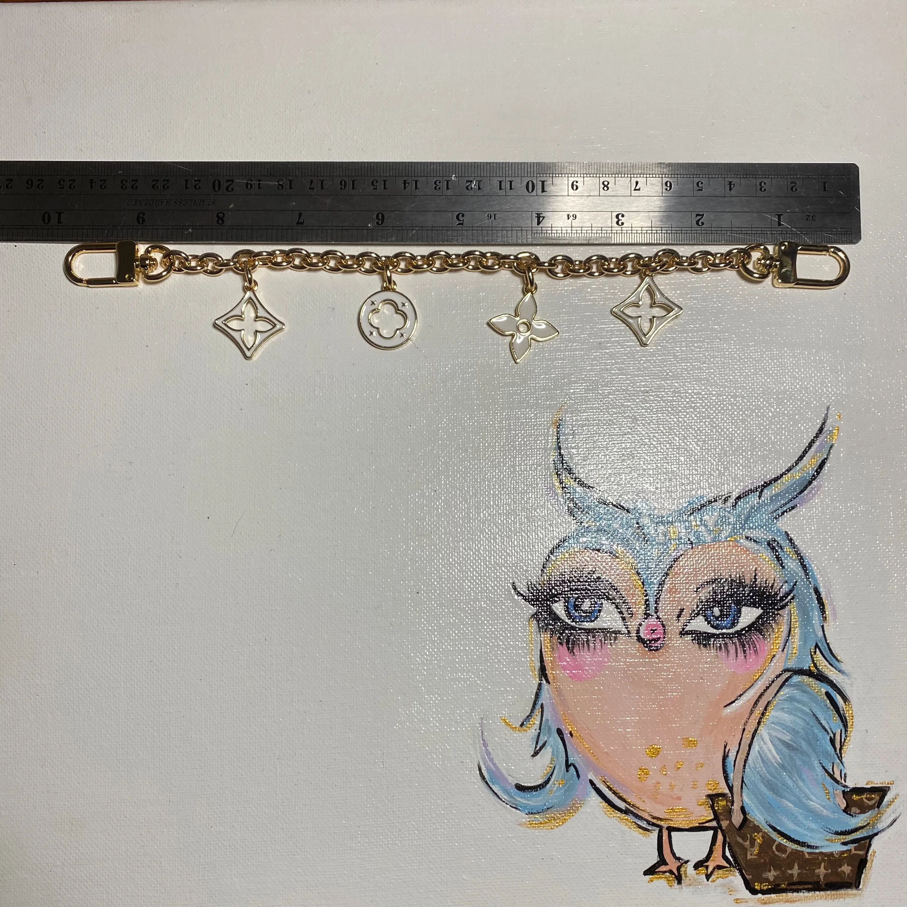 LV "Like" Bag Charm / Wristlet Strap