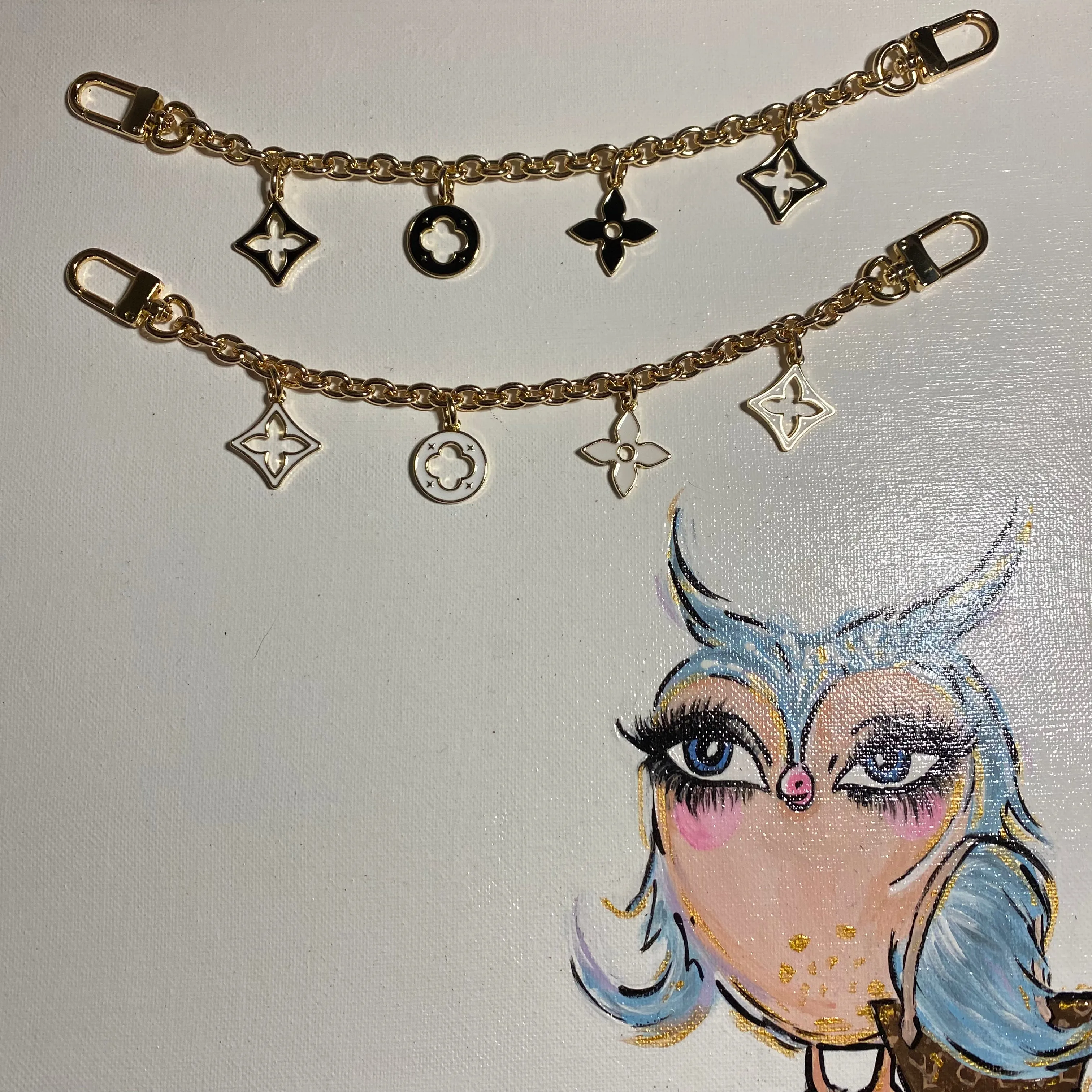 LV "Like" Bag Charm / Wristlet Strap