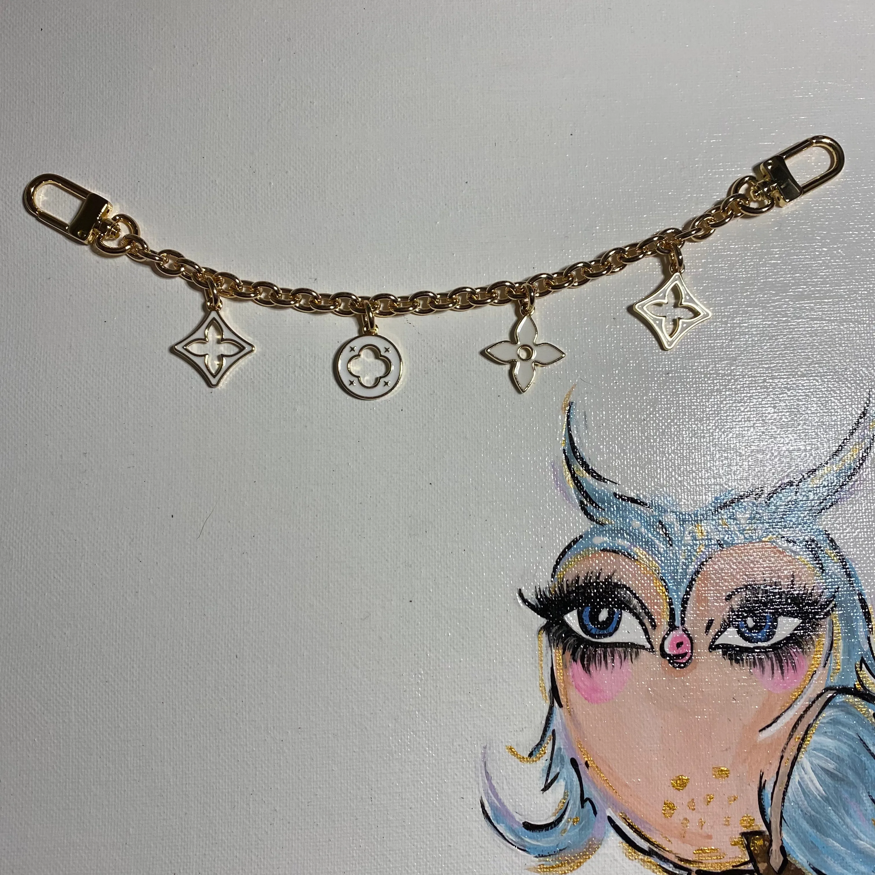 LV "Like" Bag Charm / Wristlet Strap