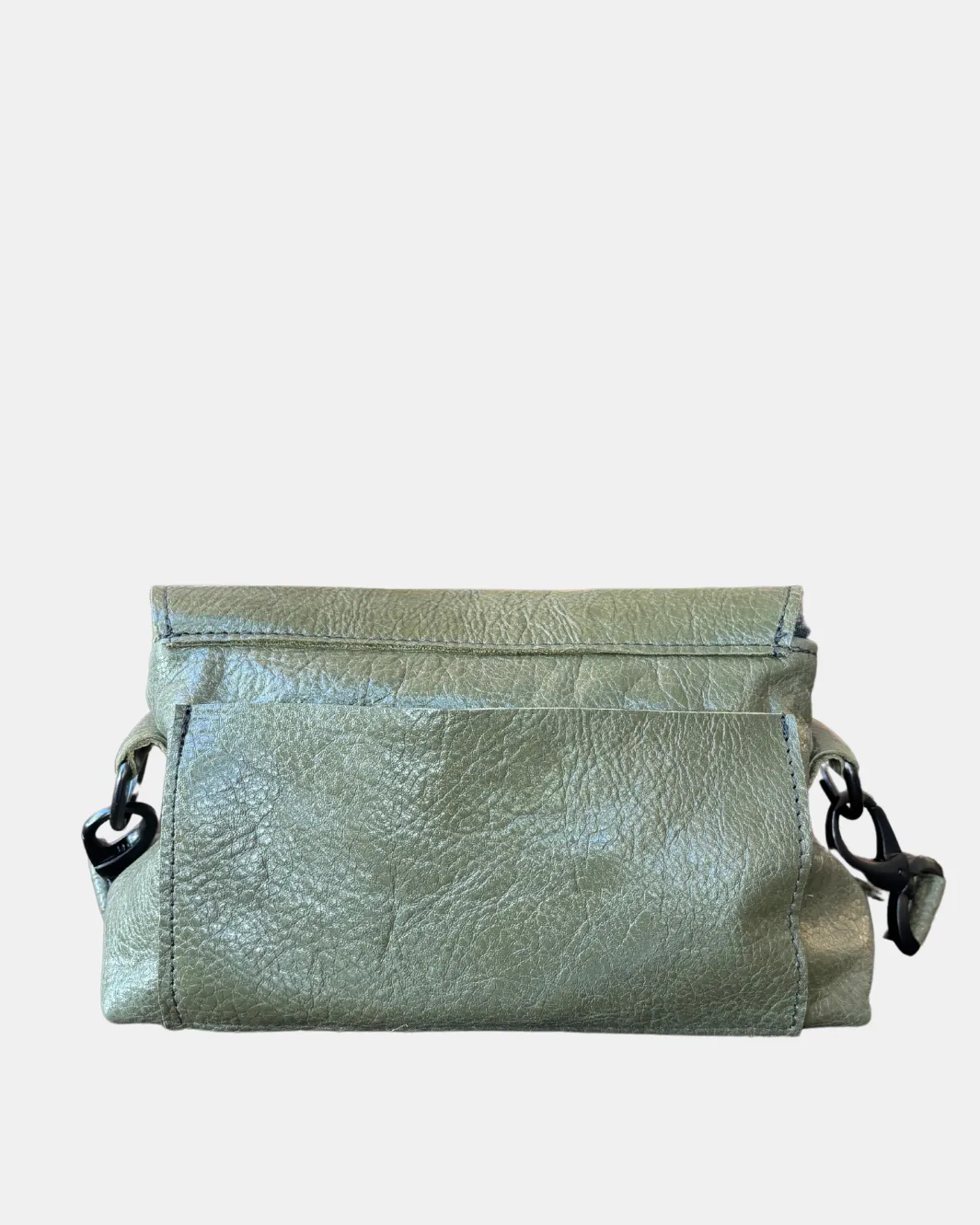 MADISON BAG IN OLIVE PATENT
