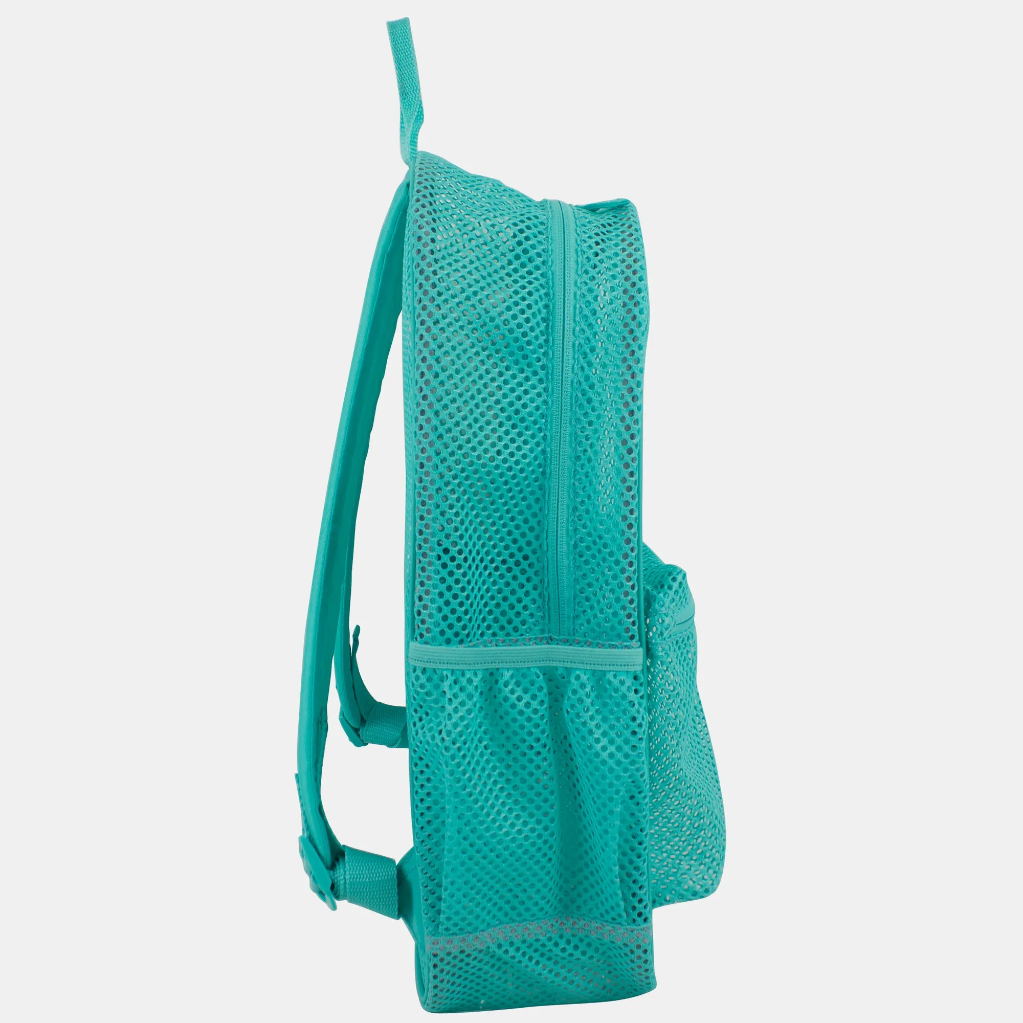 Mesh Gym Backpack, Turquoise