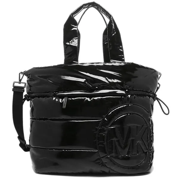 MICHAEL KORS Rae Large Quilted Patent Tote Bag