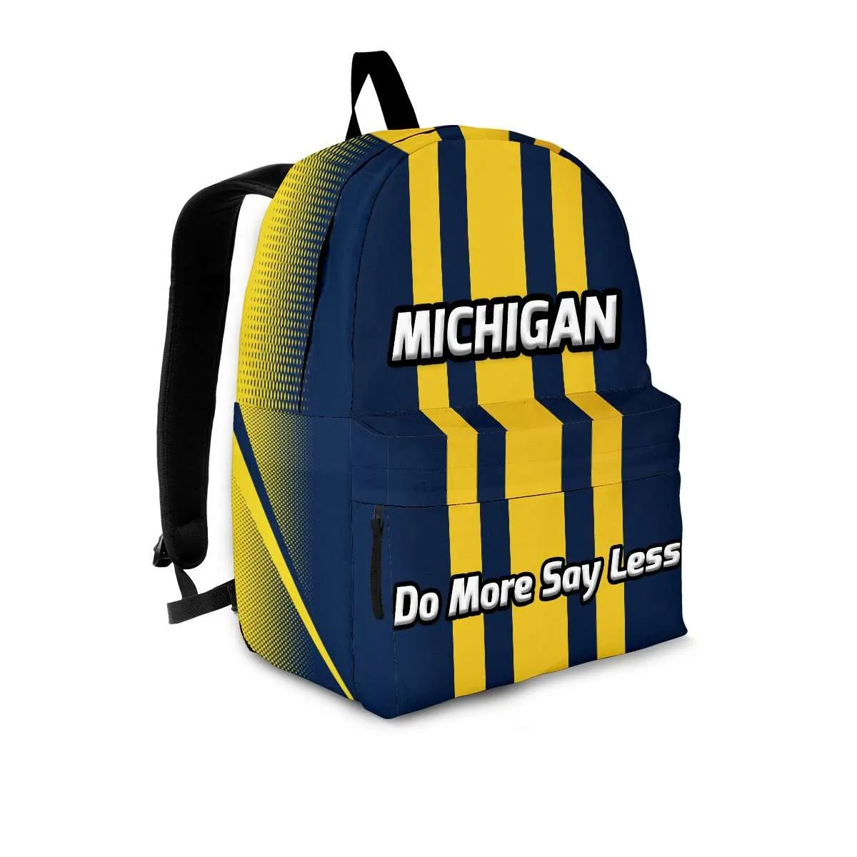 Michigan Do More Say Less Wolverines Basketball Fan Backpack