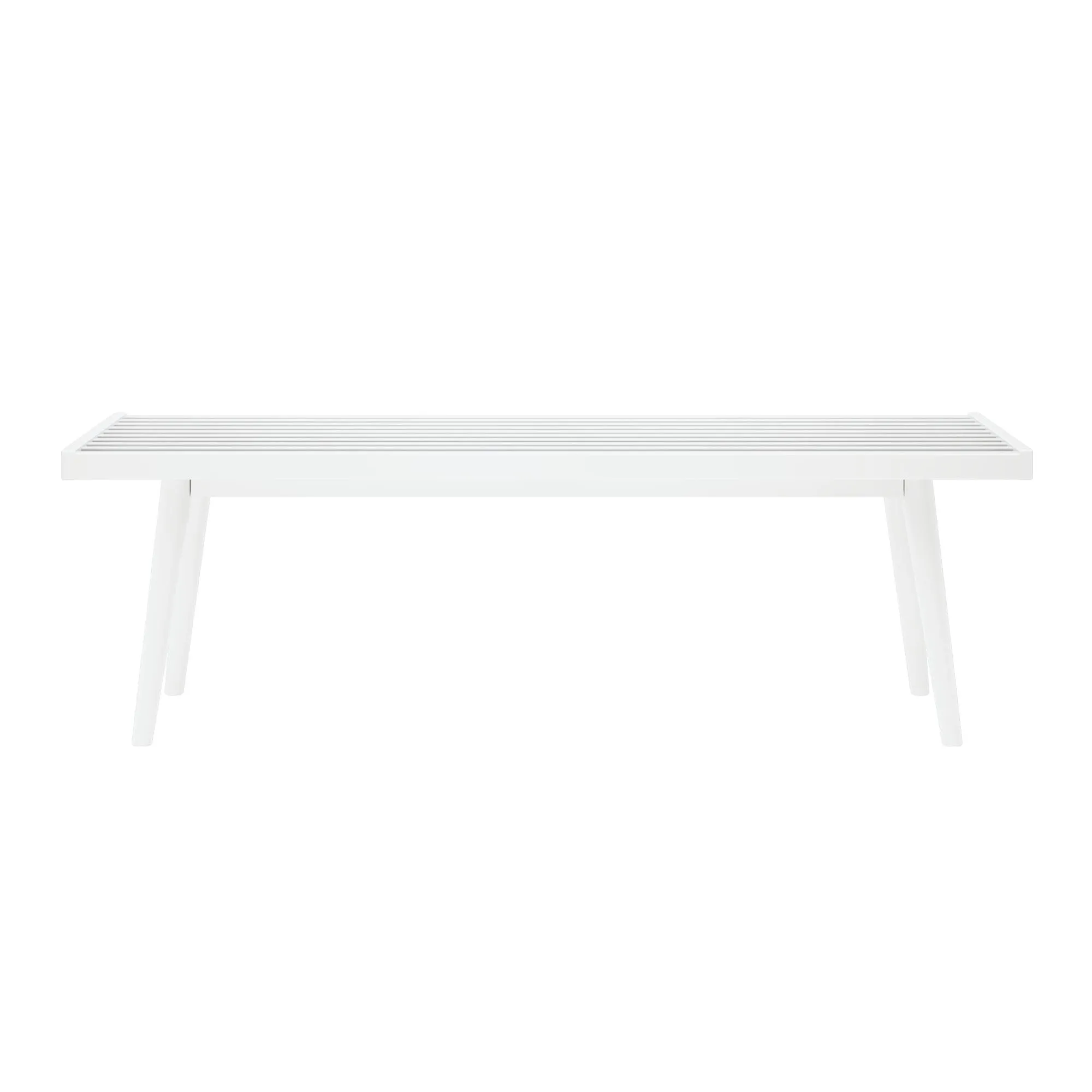 Mid-Century Modern Entryway Bench - 56"