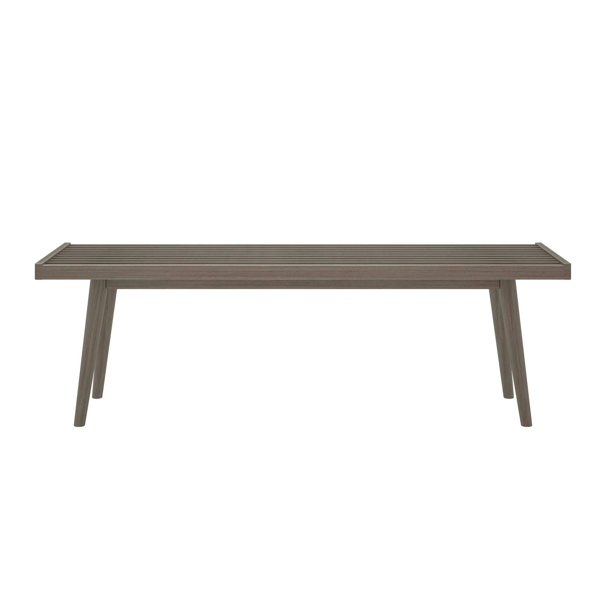 Mid-Century Modern Entryway Bench - 56"