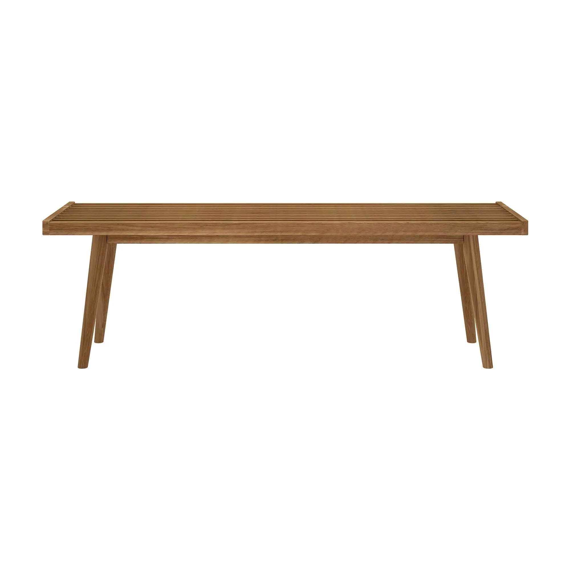 Mid-Century Modern Entryway Bench - 56"
