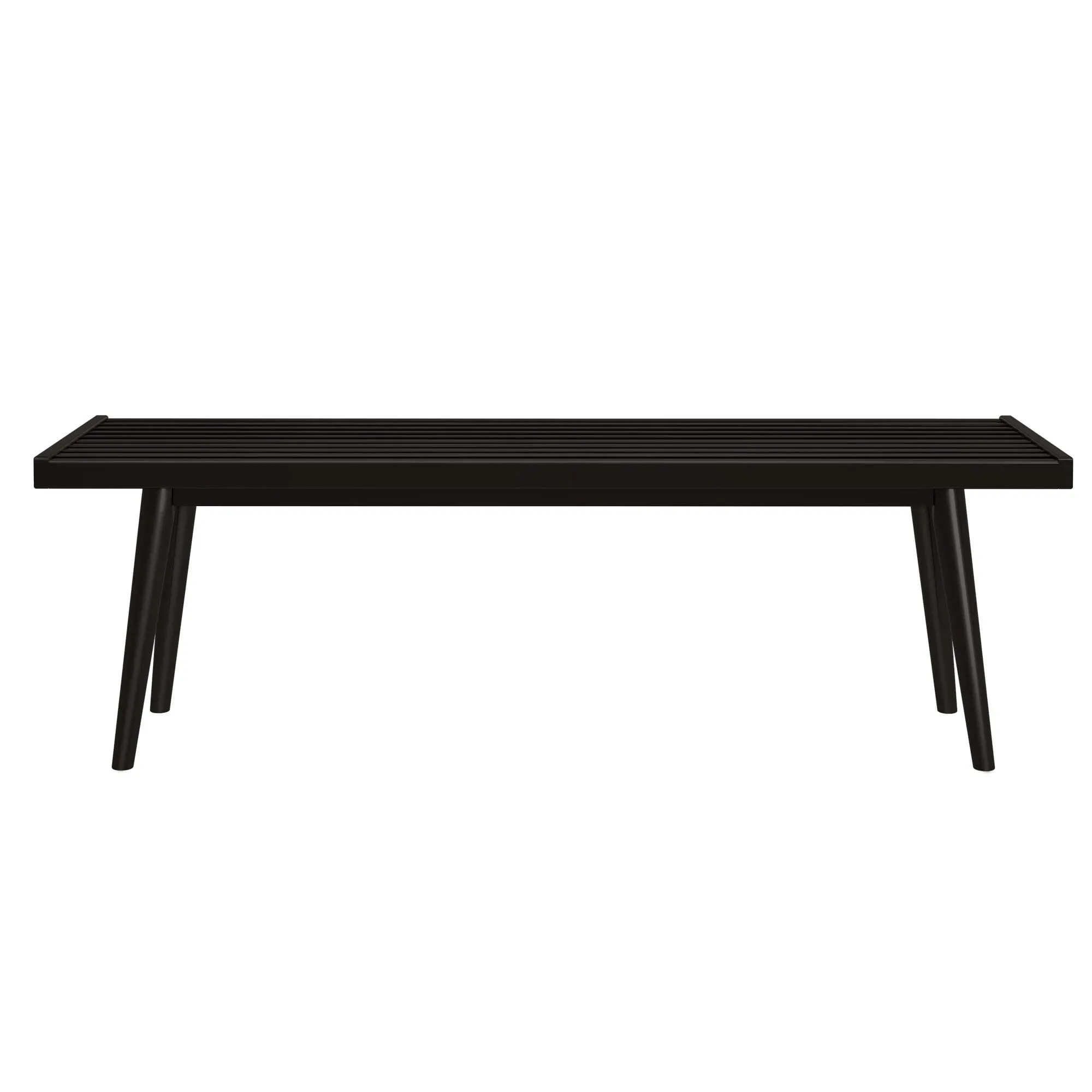 Mid-Century Modern Entryway Bench - 56"