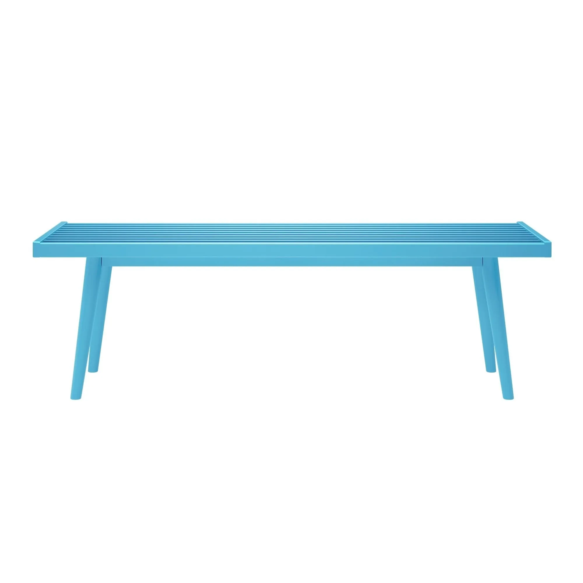 Mid-Century Modern Entryway Bench - 56"