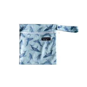 Mini Wet Bag - Whales