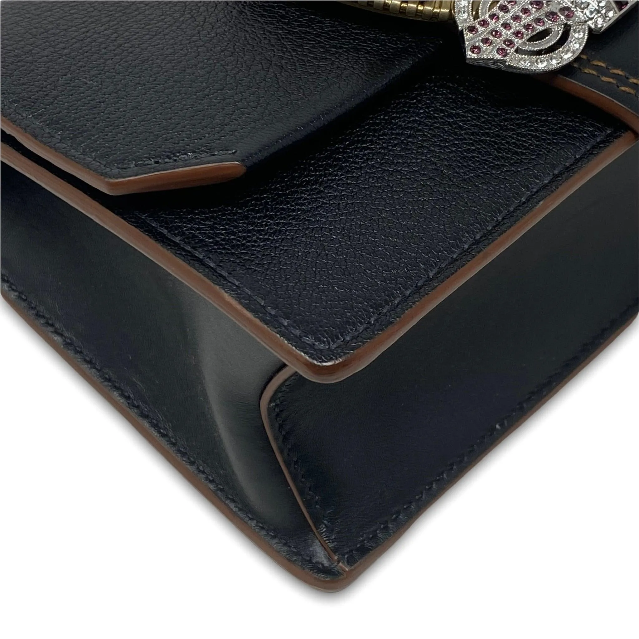 Miu Miu Black Madras Crystals Bag