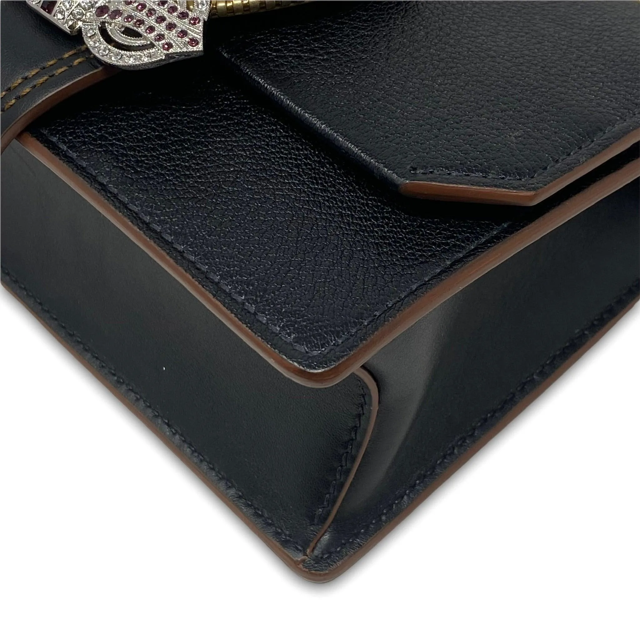 Miu Miu Black Madras Crystals Bag