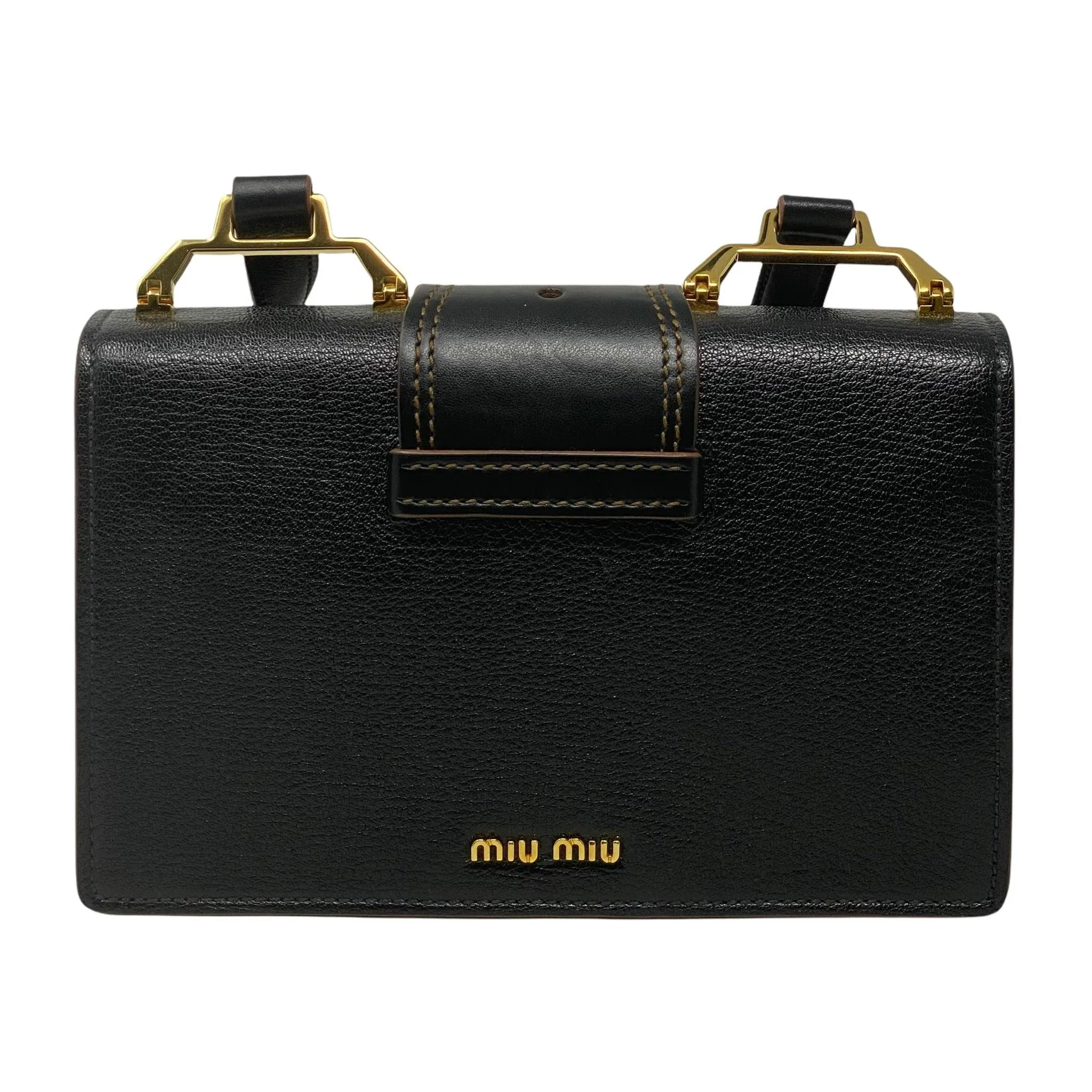 Miu Miu Black Madras Crystals Bag