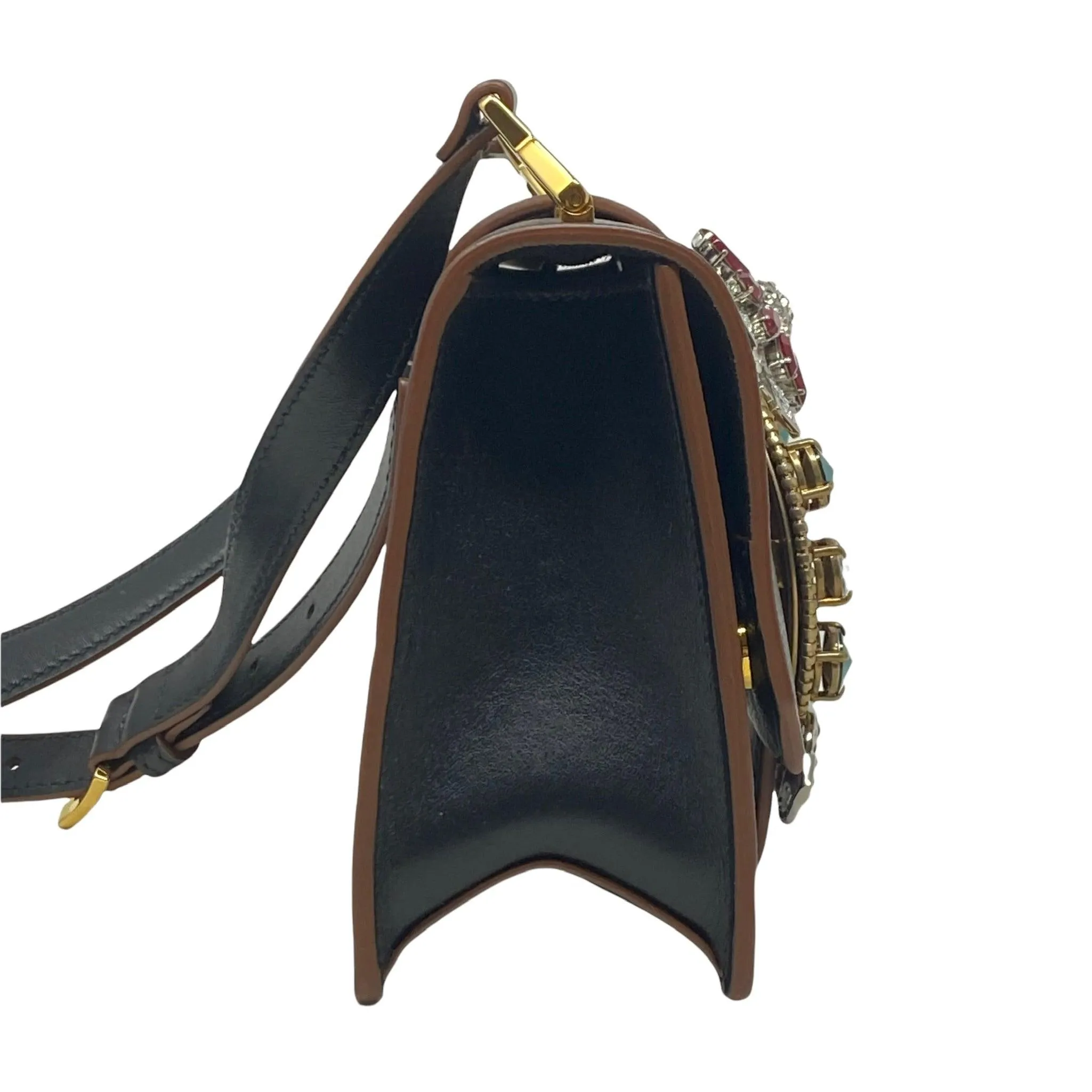 Miu Miu Black Madras Crystals Bag