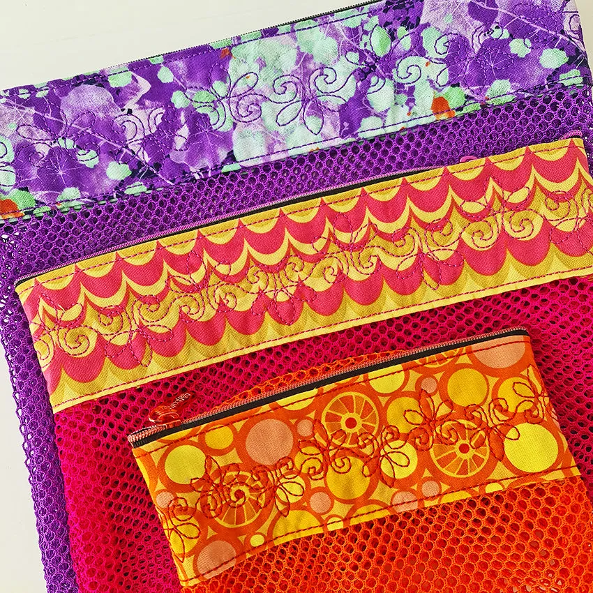 Multi-Use Mesh Zipper Bags 5x7 6x10 7x12