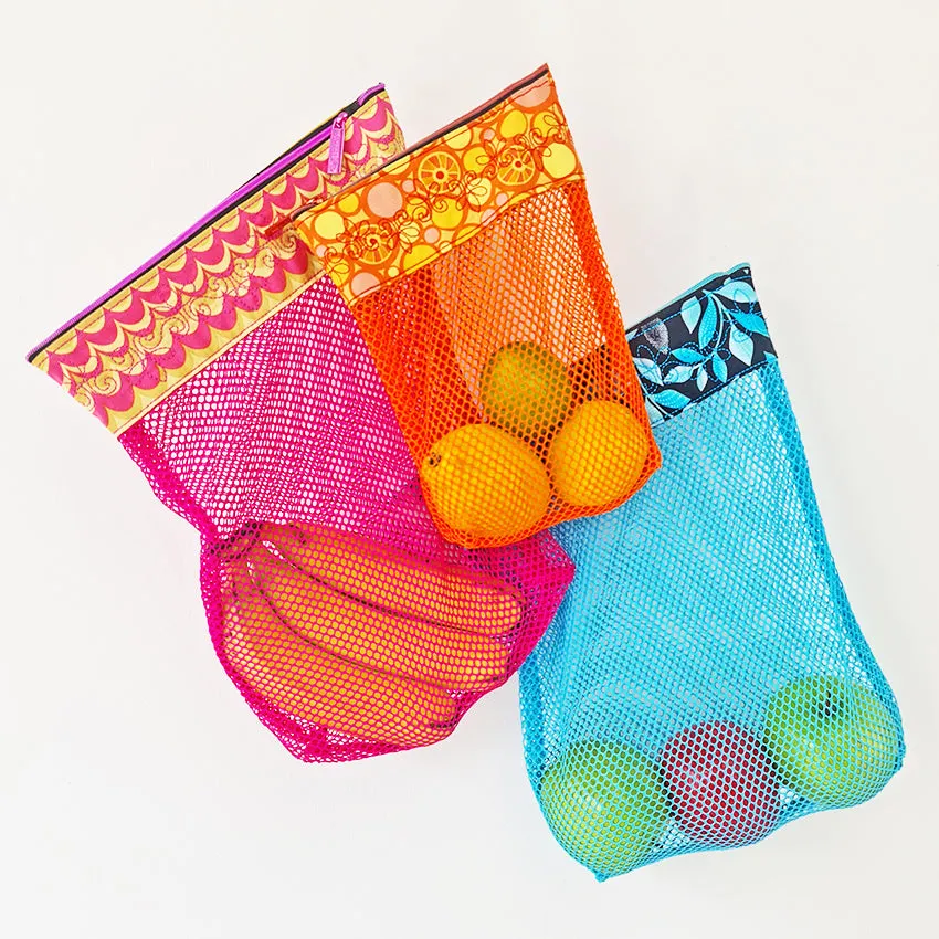 Multi-Use Mesh Zipper Bags 5x7 6x10 7x12