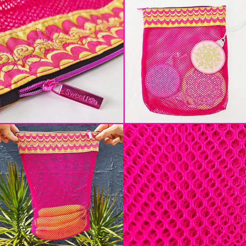 Multi-Use Mesh Zipper Bags 5x7 6x10 7x12