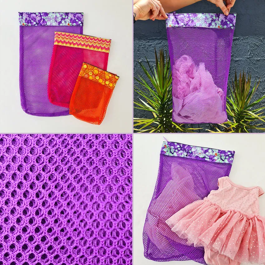 Multi-Use Mesh Zipper Bags 5x7 6x10 7x12