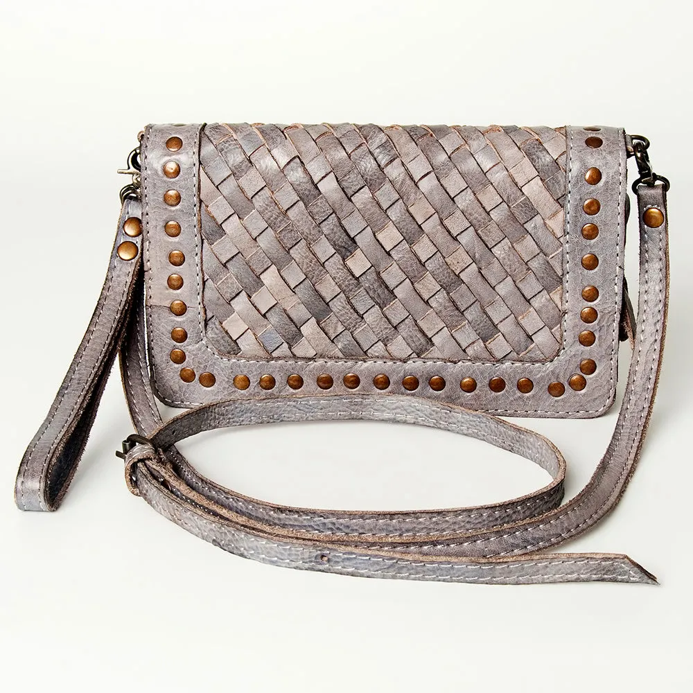 Never Mind Nmbg105C Wallet Vintage Handmade Genuine Cowhide Leather Women Bag Western Handbag Purse