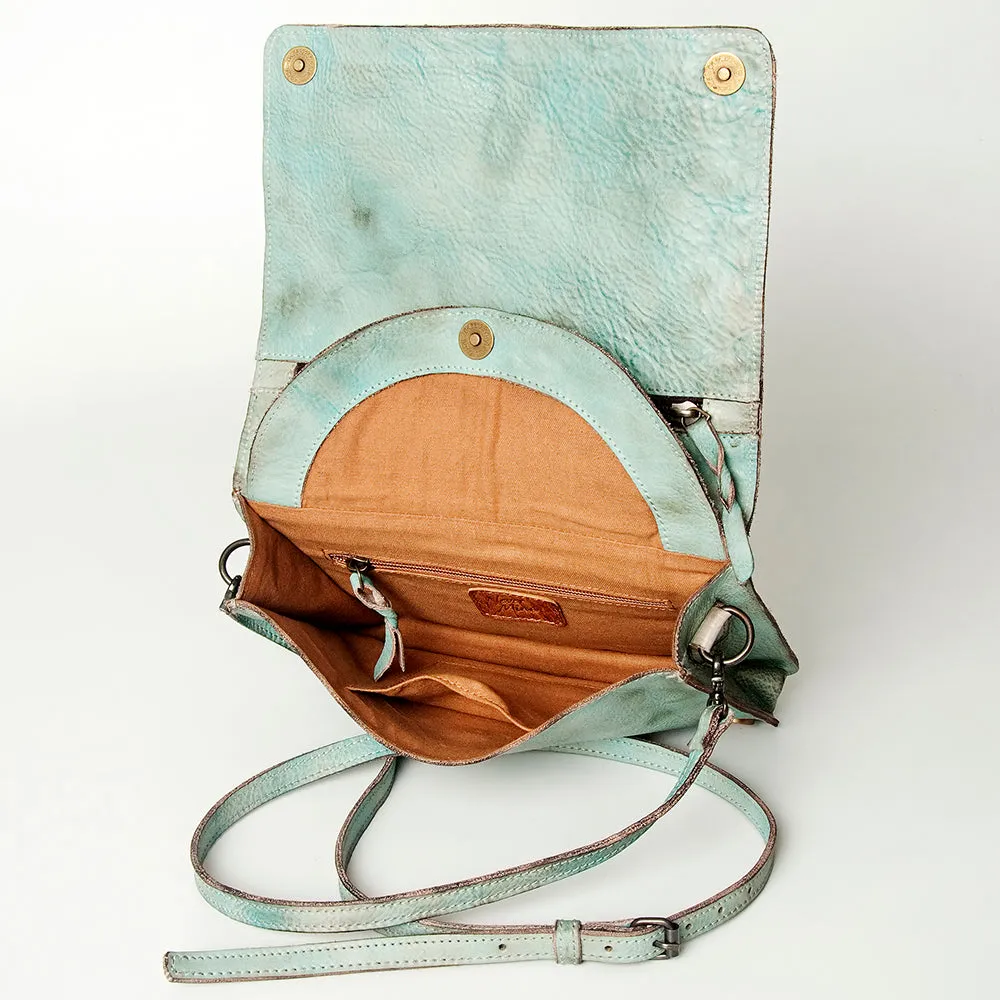 Never Mind Nmbg115D Cross Body I Vintage Handmade Genuine Cowhide Leather Women Bag Western Handbag Purse