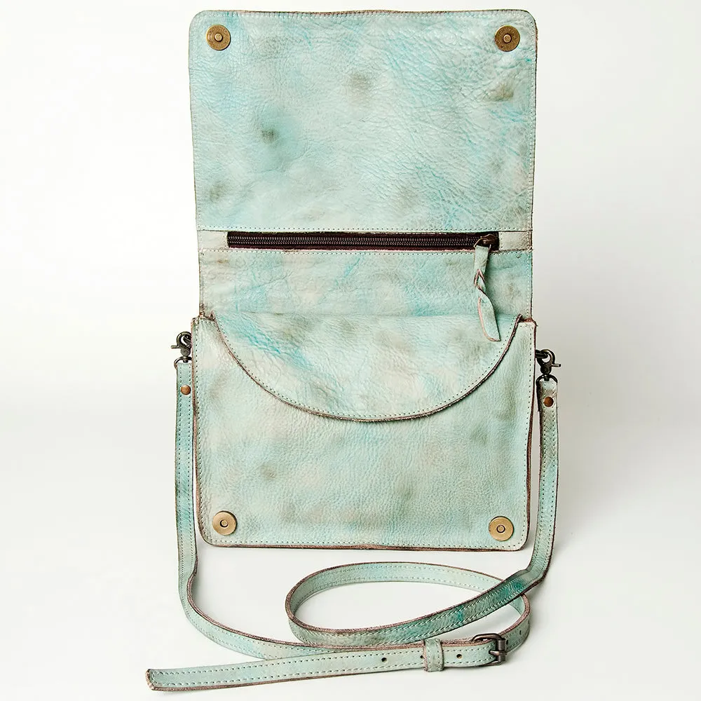 Never Mind Nmbg115D Cross Body I Vintage Handmade Genuine Cowhide Leather Women Bag Western Handbag Purse