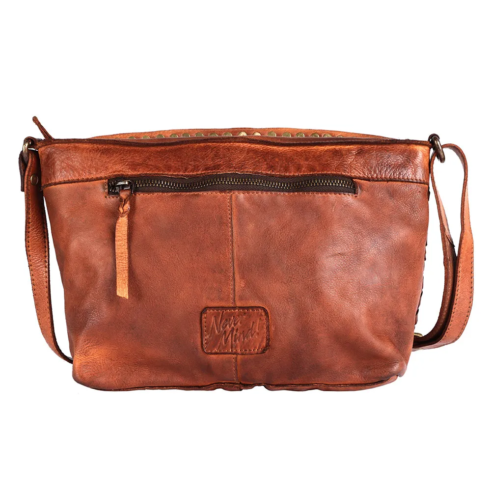 Never Mind Nmbgm172B Cross Body I Vintage Handmade Genuine Cowhide Leather Women Bag Western Handbag Purse