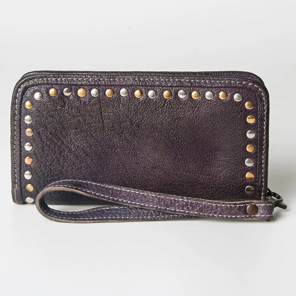 Never Mind Nmbgz110D Wallet Vintage Handmade Genuine Cowhide Leather Women Bag Western Handbag Purse
