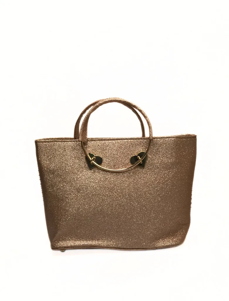 O-Ring Glossy Hand Bag