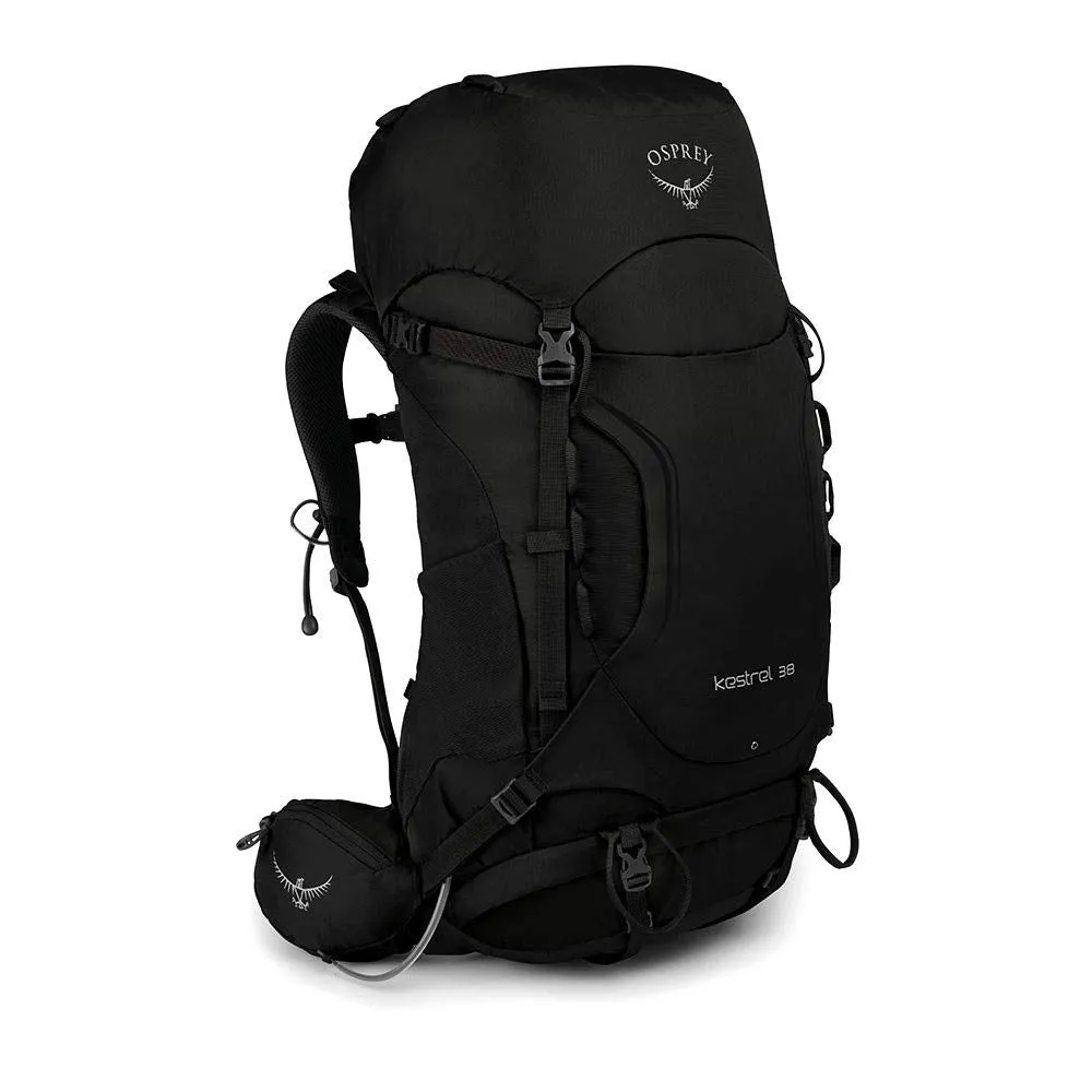 Osprey Packs Kestrel 38 Backpack, Black, Small/Medium