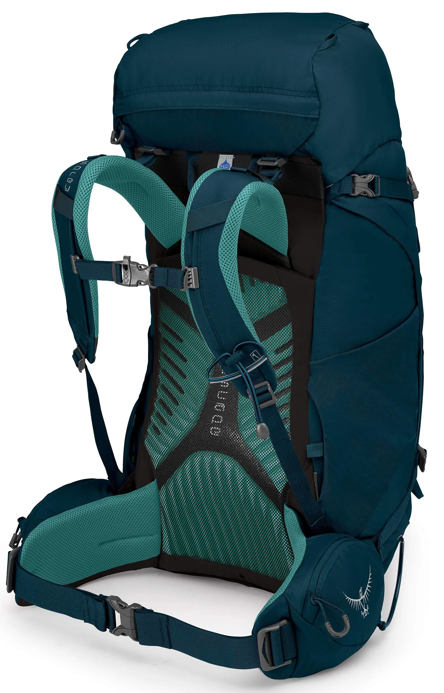 Osprey Packs Kyte 46 Women's Backpack, Ice Lake Green, WX/Small