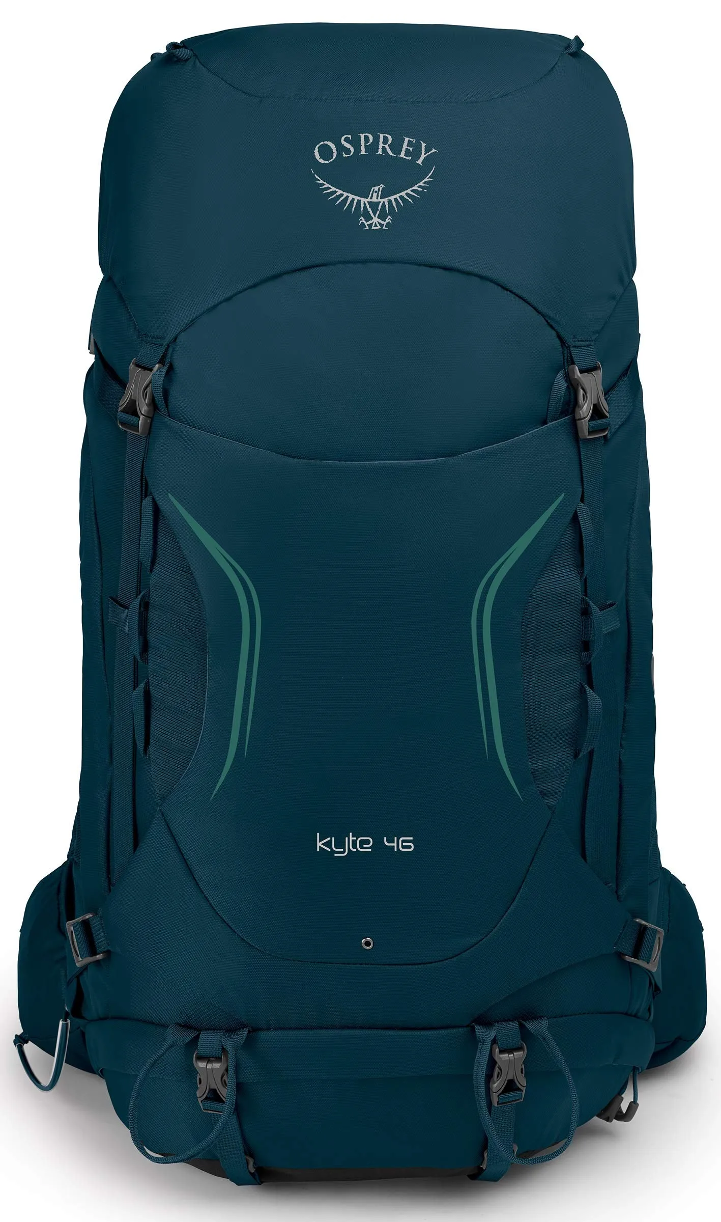 Osprey Packs Kyte 46 Women's Backpack, Ice Lake Green, WX/Small