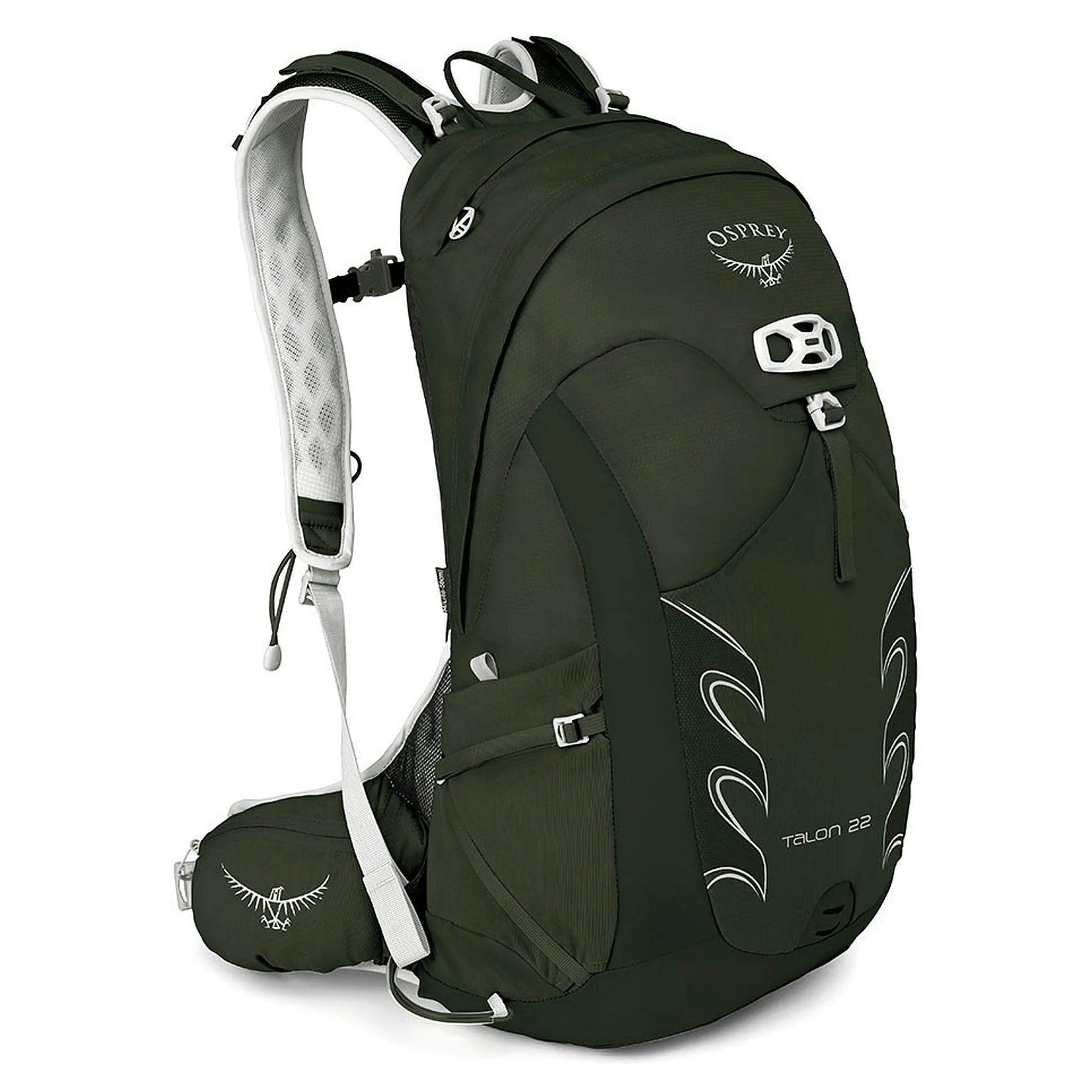 Osprey Packs Talon 22 Men's Hiking Backpack, Medium/Large, Black