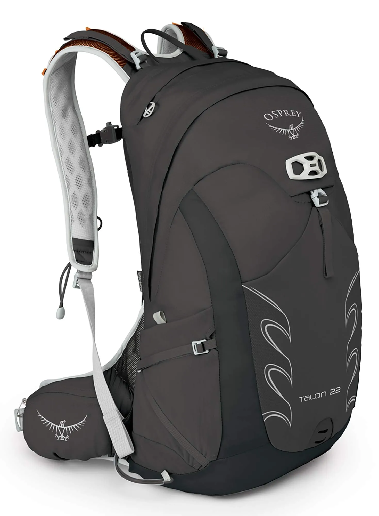 Osprey Packs Talon 22 Men's Hiking Backpack, Medium/Large, Black