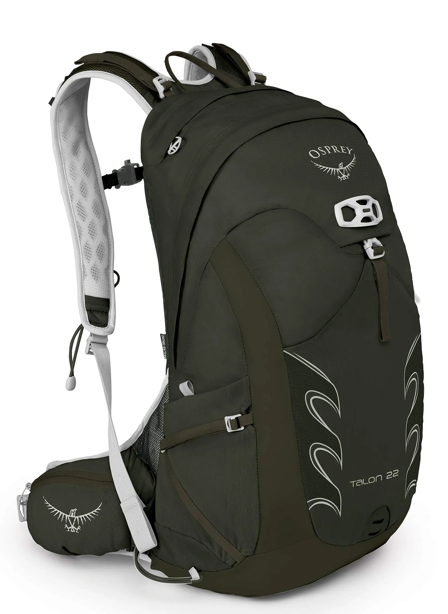 Osprey Packs Talon 22 Men's Hiking Backpack, Small/Medium, Yerba Green