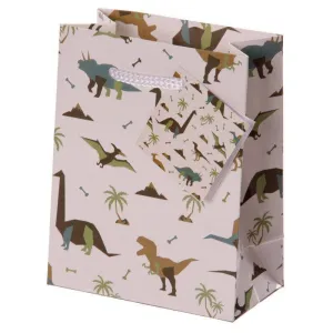 Pack of 6 - Fun Dinosaur Party Gift Bags 14 x 6 x 11cm (Pk6)