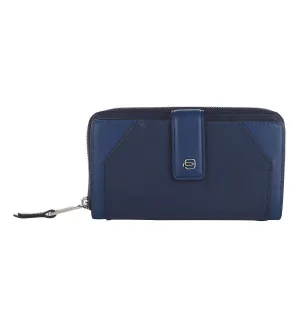 Piquadro Muse Women's Blue Wallet