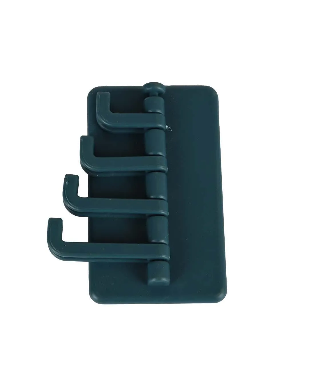 Plastic, Multi Hook With 4 Knob, Solid, Glossy : Finish, Multicolor