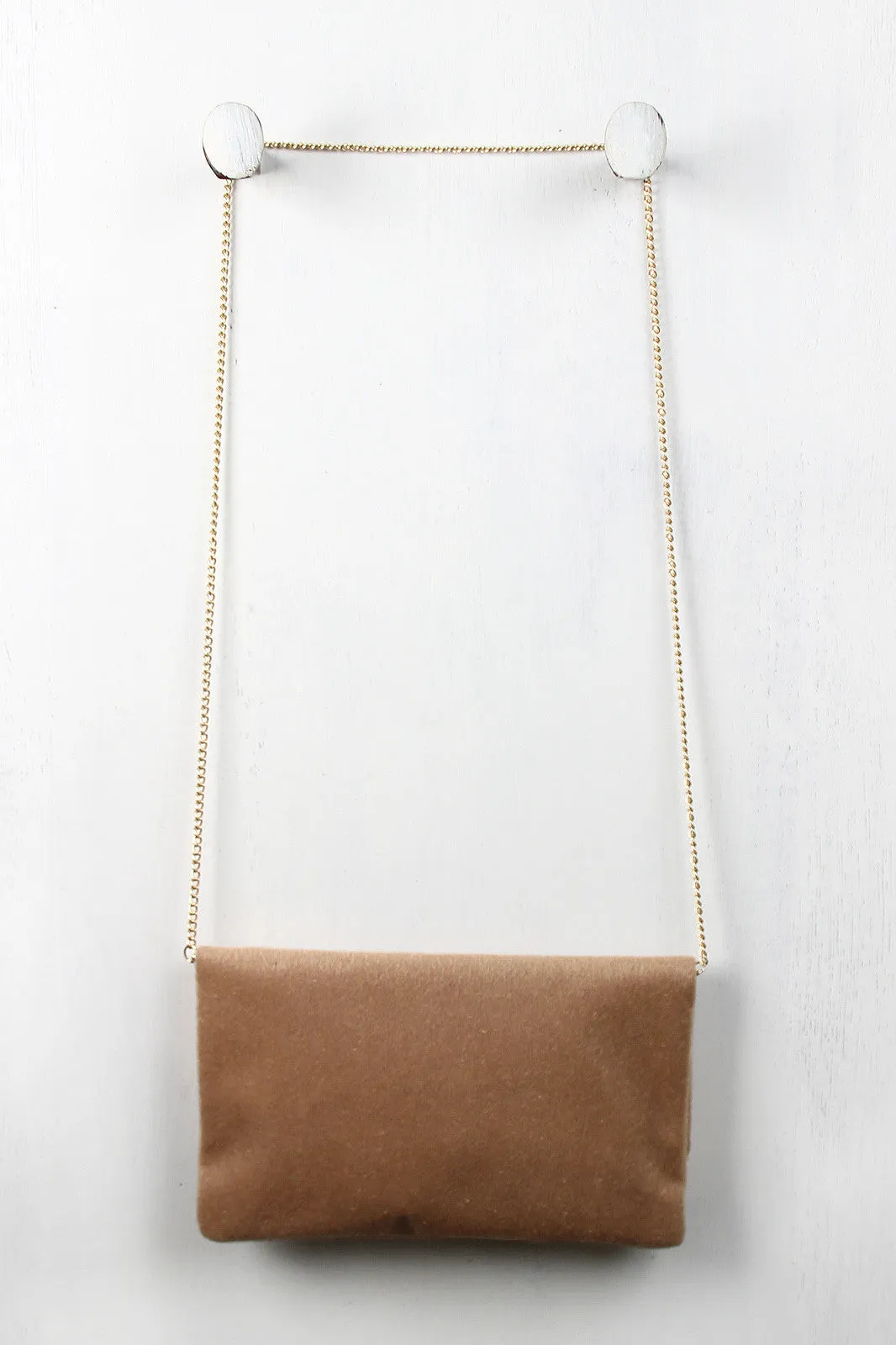 Pony Hair Foldover Bag