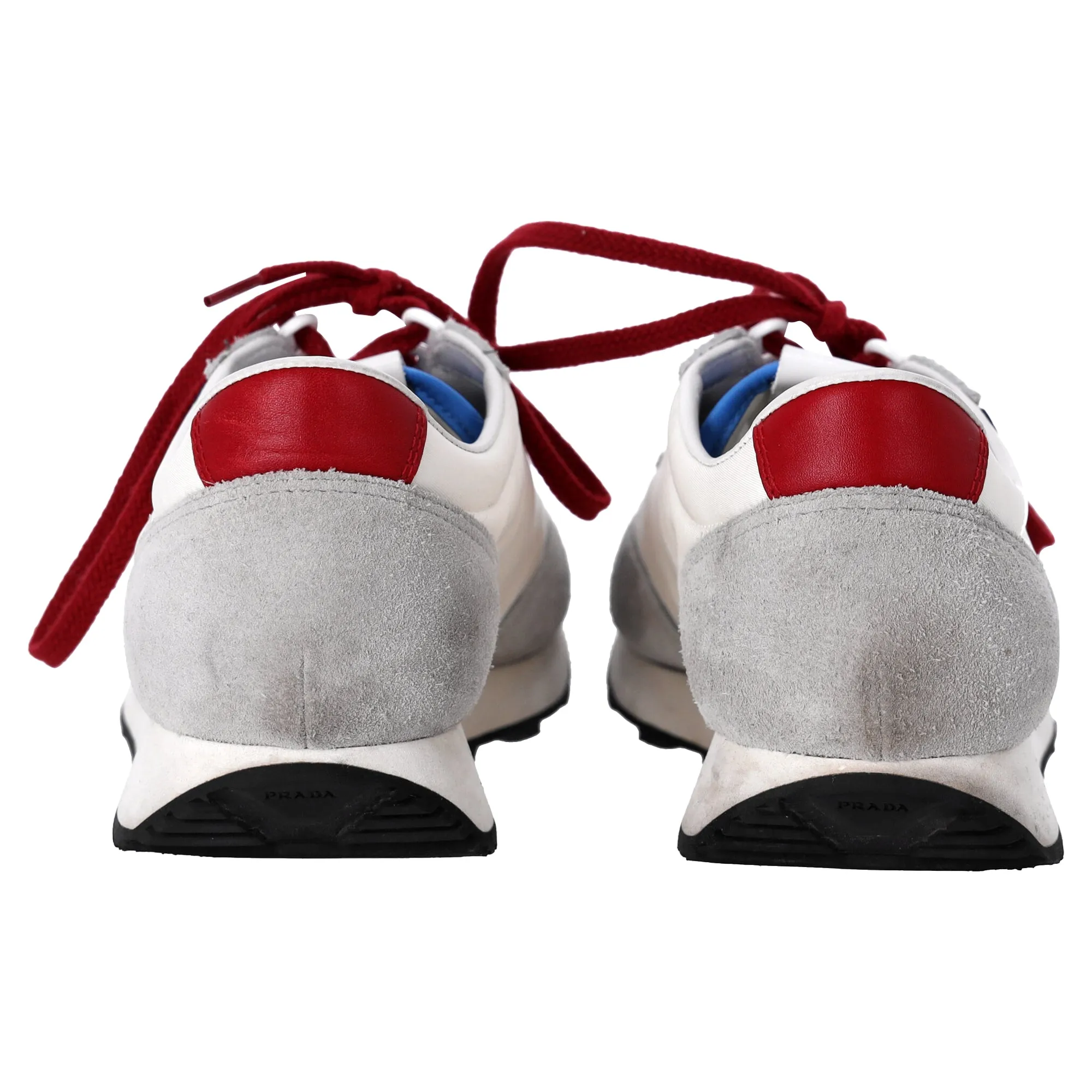 Prada Milano Sneakers in Multicolor Suede and Nylon