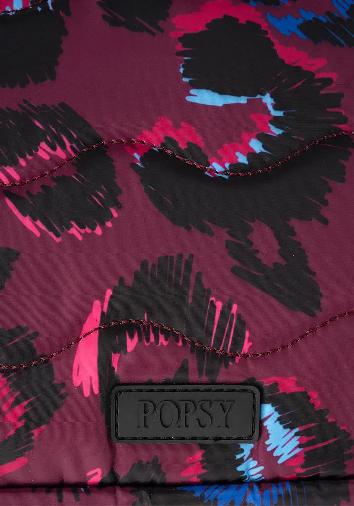 Purple Animal Print Popsy Multi Use Bag