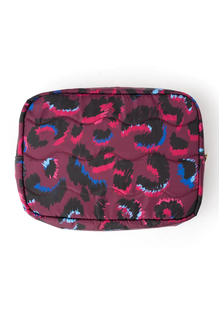 Purple Animal Print Popsy Multi Use Bag