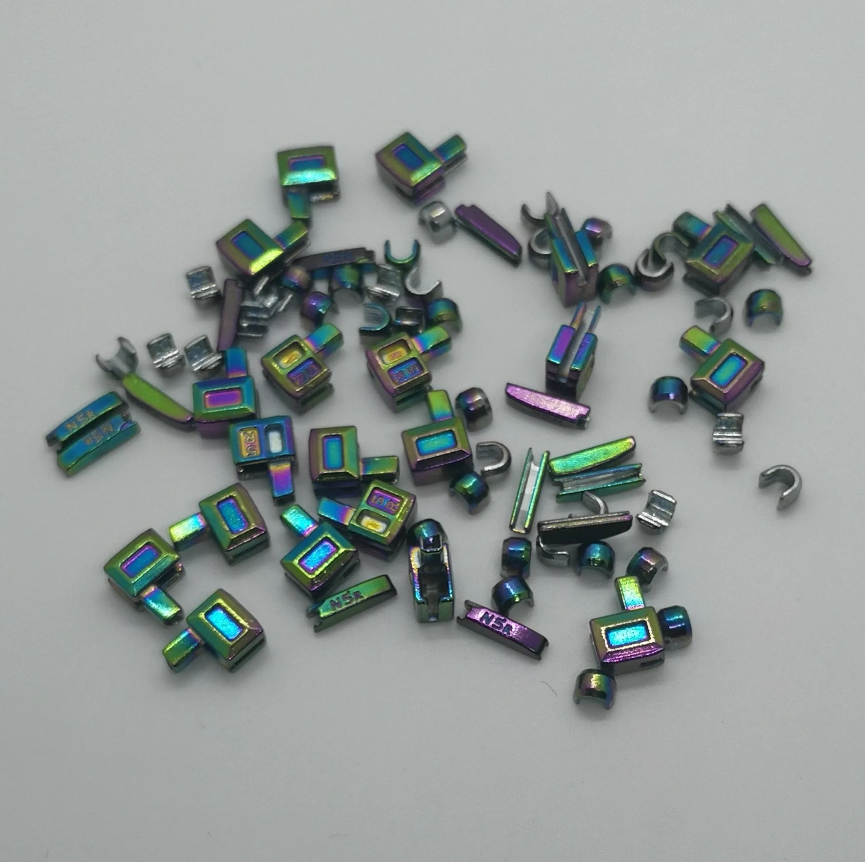 Rainbow Zipper Pin Box and Stoppers