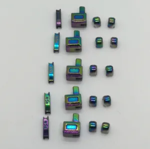 Rainbow Zipper Pin Box and Stoppers