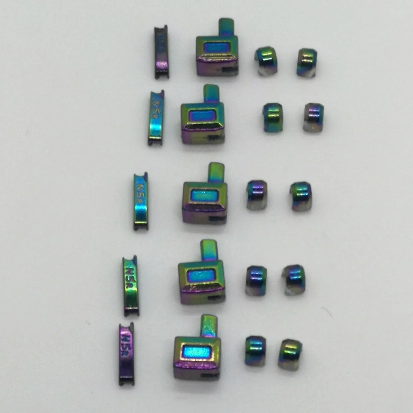 Rainbow Zipper Pin Box and Stoppers