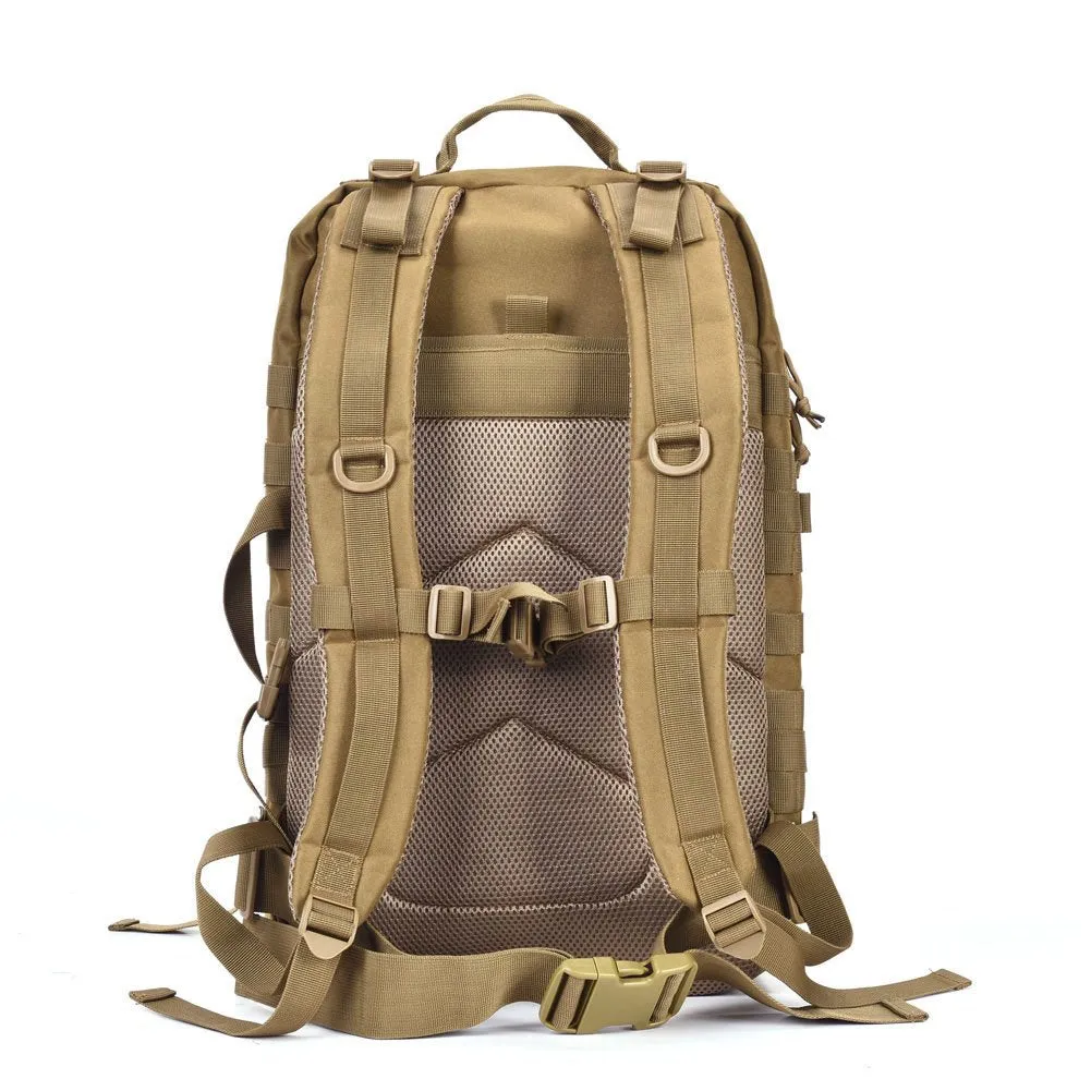 REEBOW GEAR Military Tactical Backpack Large Army 3 Day Assault Pack Black