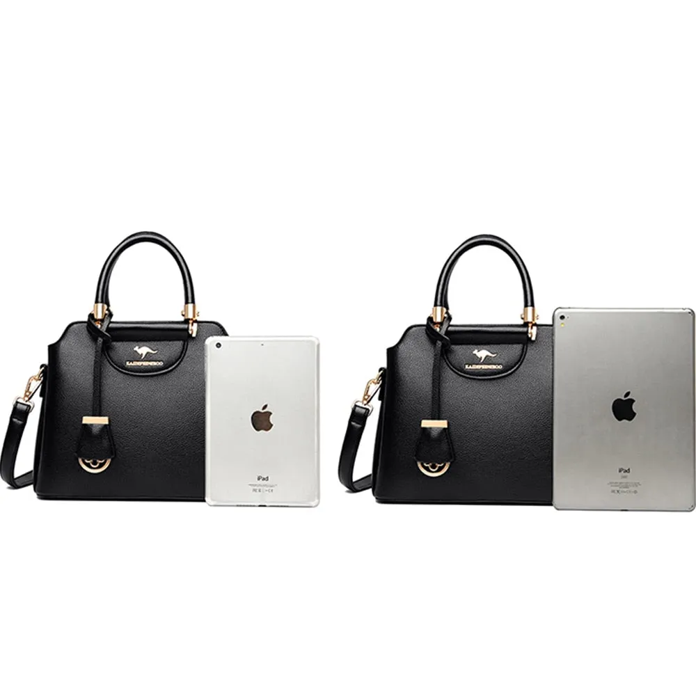 Soft Leather Luxury Casual Tote Handbags