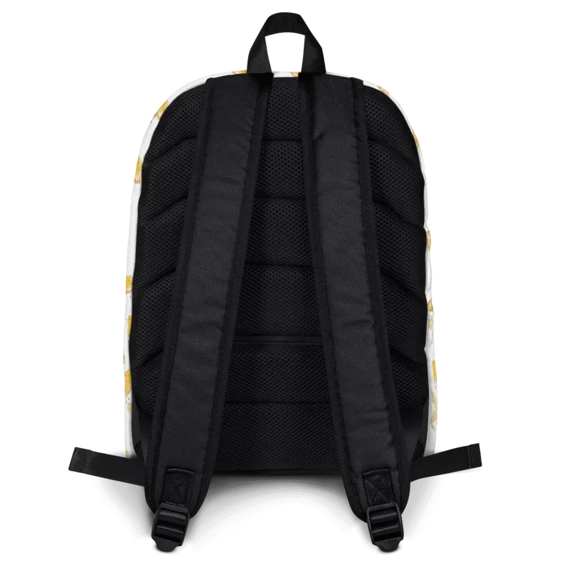 Sparkly Yellow Butterflies Backpack