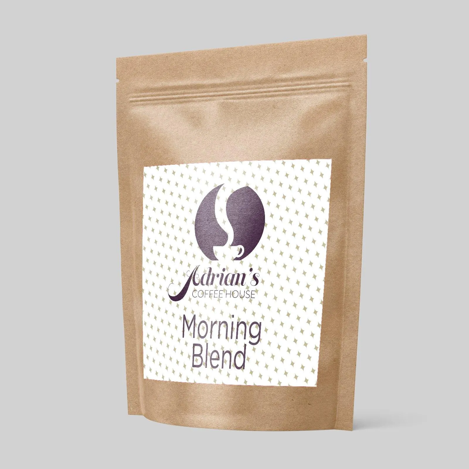 Square Glossy Restaurant To-Go Labels (Waterproof)