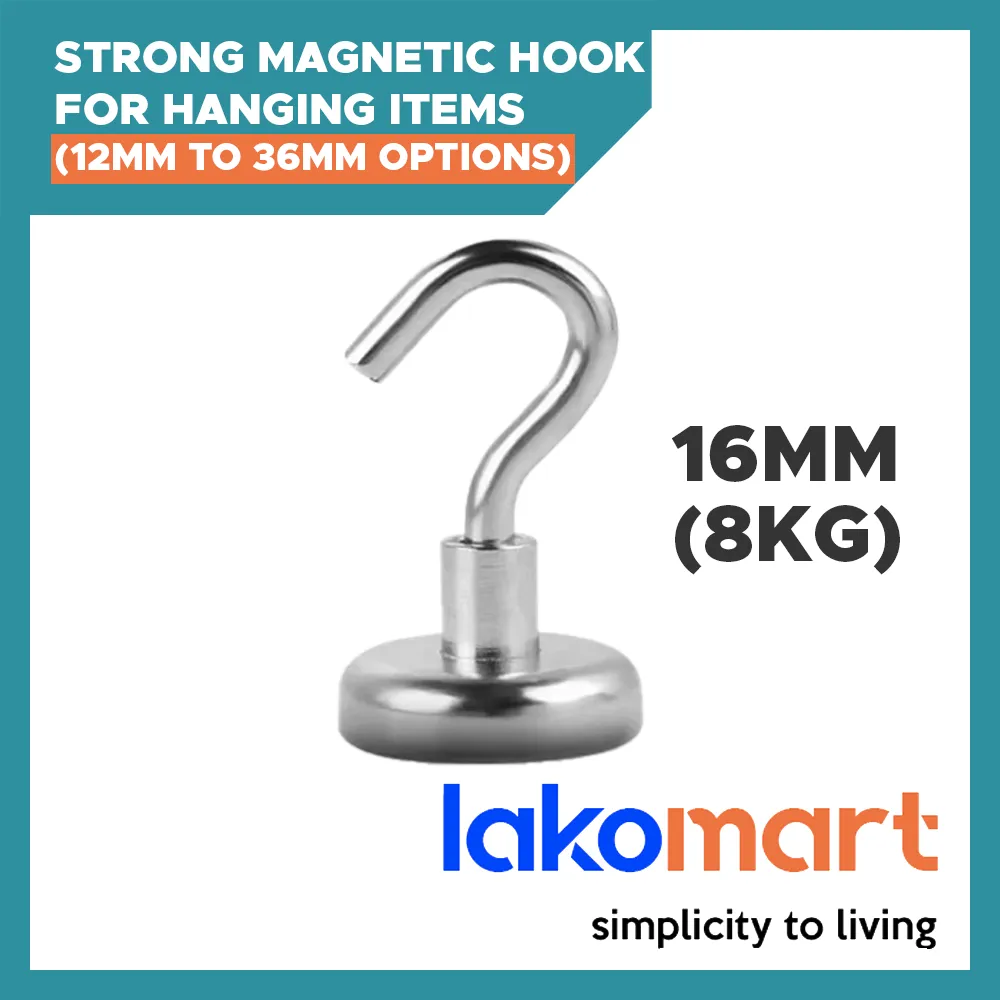Strong Magnetic Hook for Hanging items in Kitchen, Home, Office, Work, Fridge